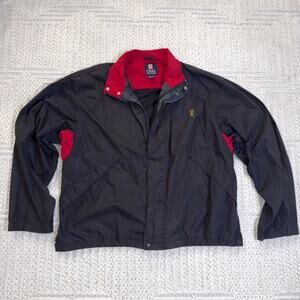 Black and red vintage champs